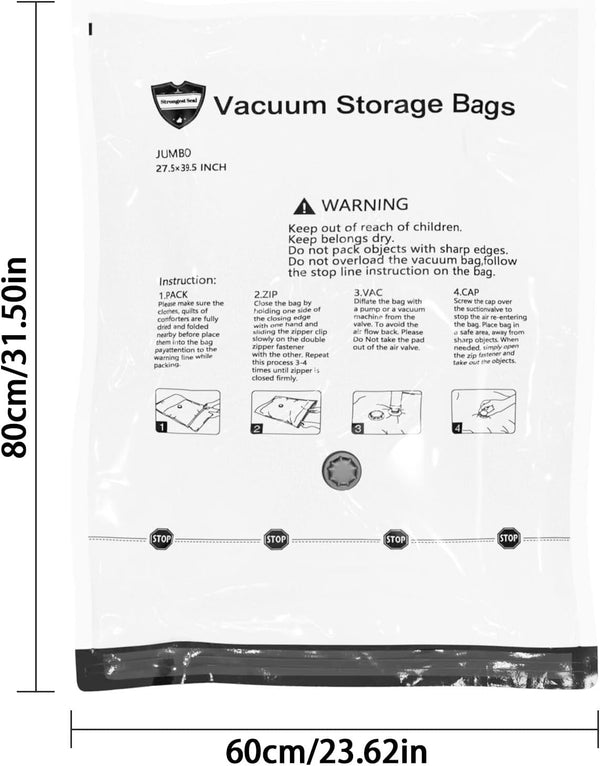 Space-Saver Compression Bags