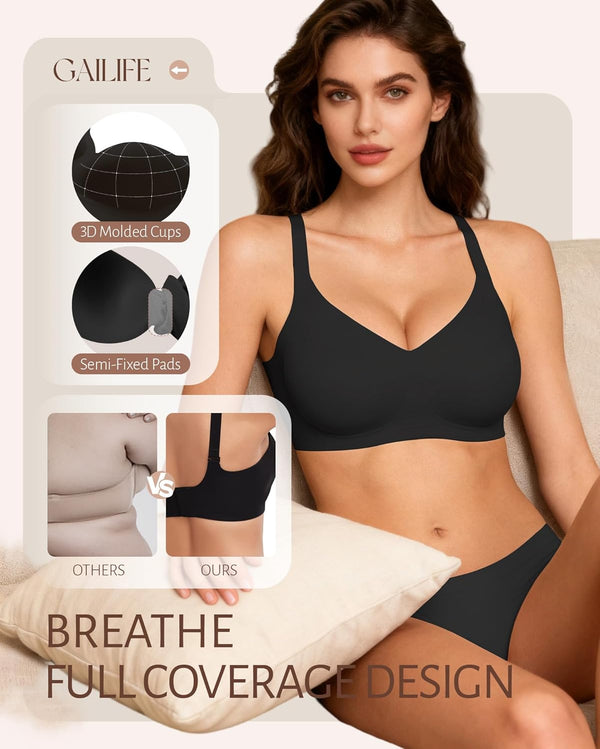 Comfortable Wireless Jelly Bra
