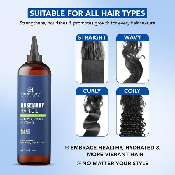 Nourishing Rosemary Hair Oil