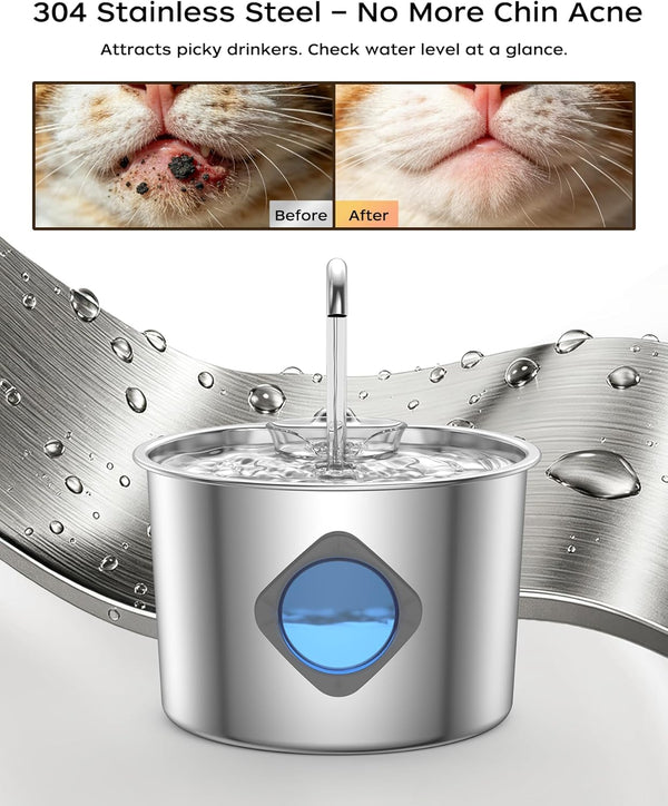 Whispering Cat Water Fountain