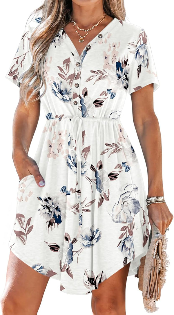 Chic Summer V-Neck Dress