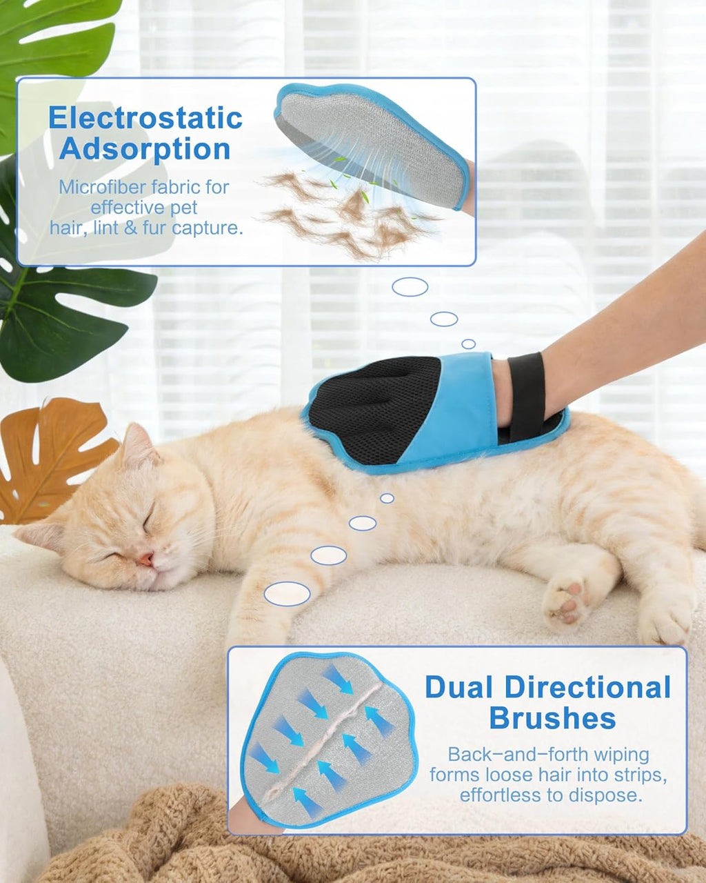 Magic Pet Hair Remover Gloves