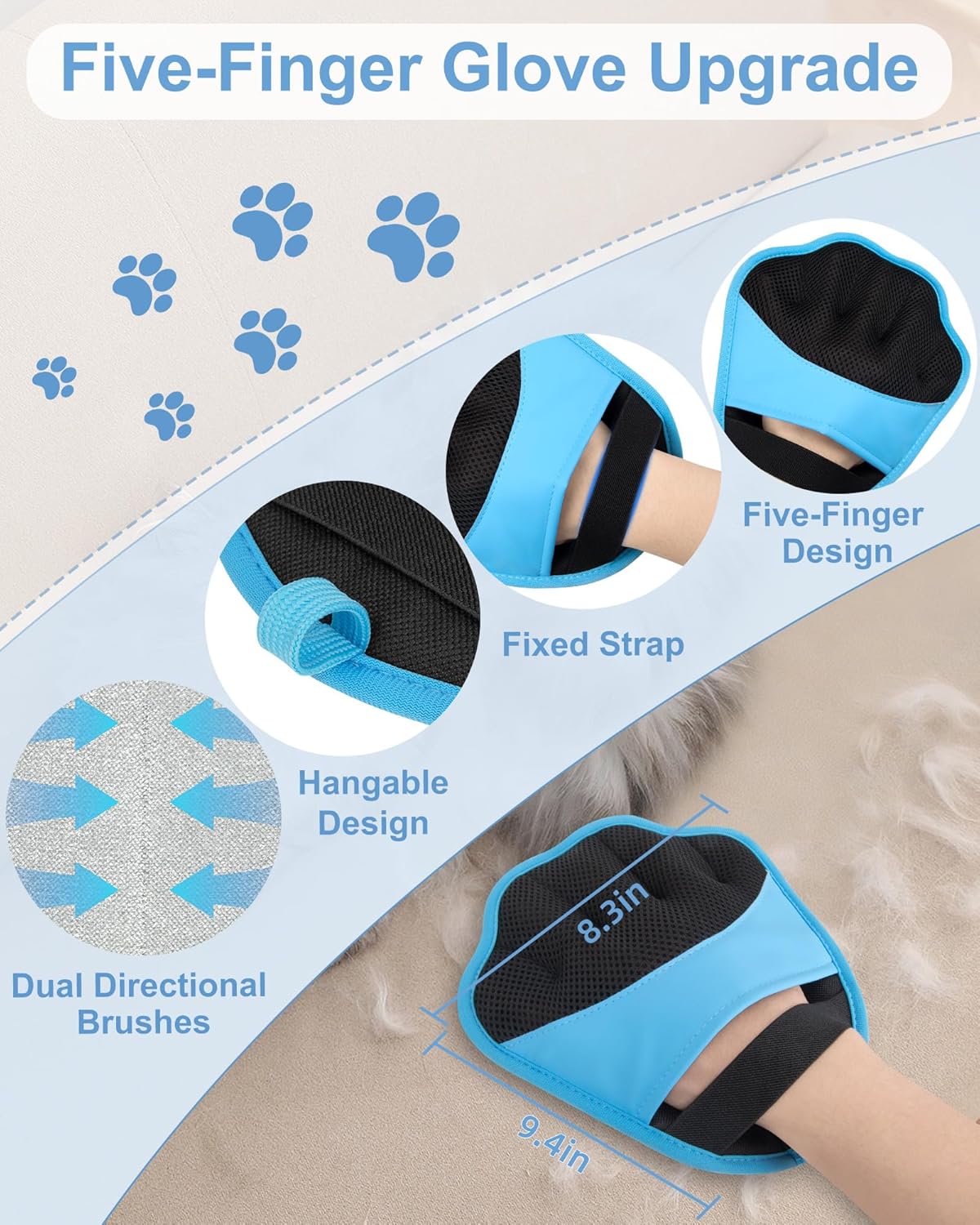 Magic Pet Hair Remover Gloves